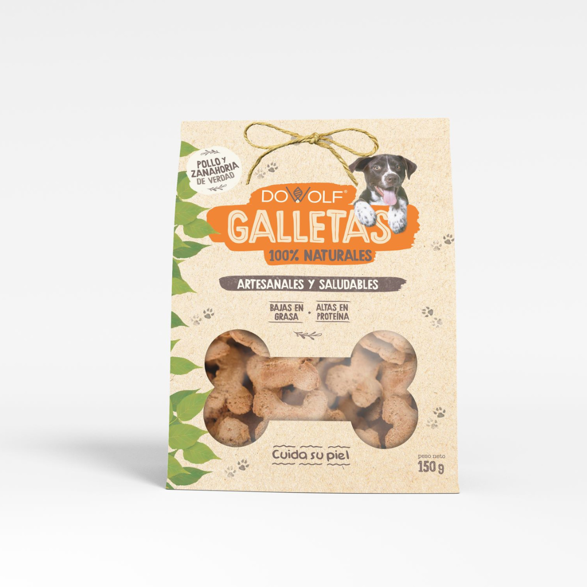 Galletas 150 gr de Pollo Zanahoria