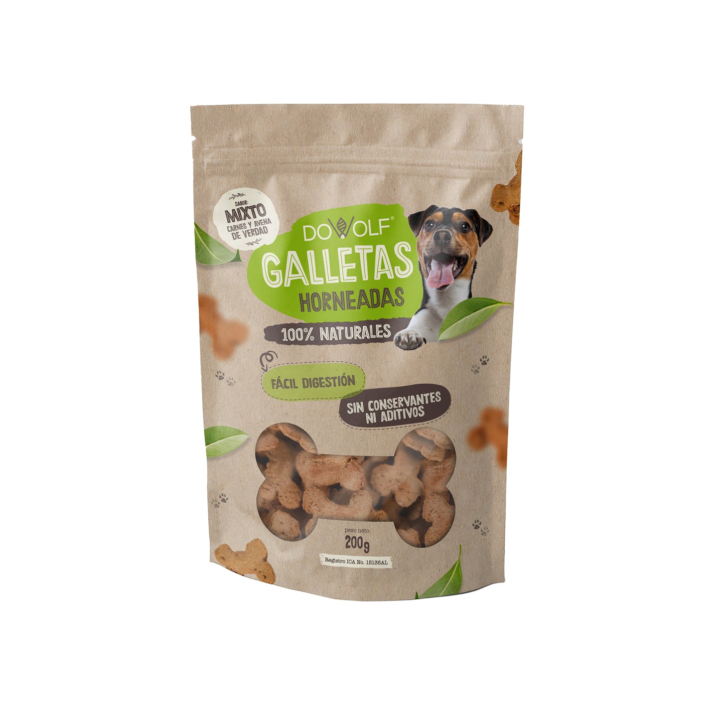 Galletas 200 gr Mixtas Pollo ternera N