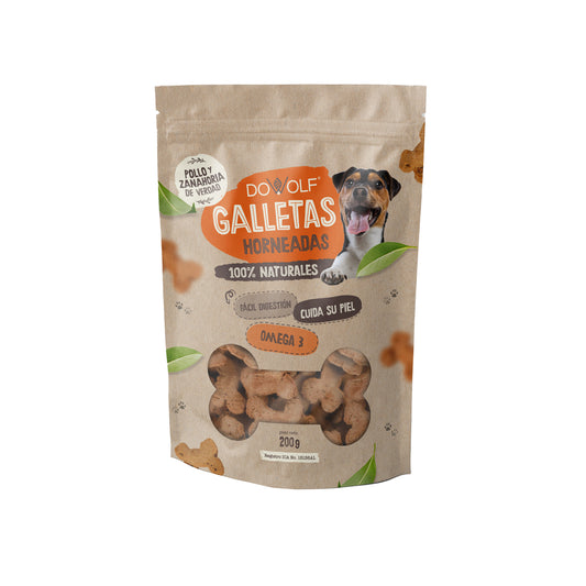 Galletas 200gr Pollo Zanahoria OMEGA 3 N